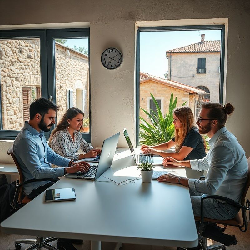 Tim Recipecornerqa u modernom uredu u Dubrovniku